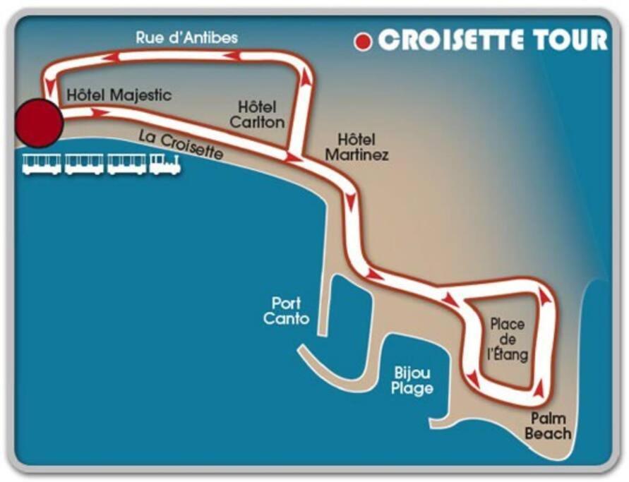 Cannes Palm Beach Parking, Clim, Wifi Plage 2' A Pieds Exterior foto